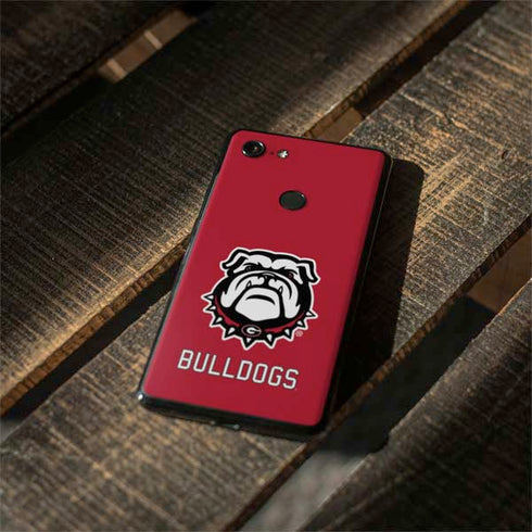 University of Georgia Bulldogs Logo Google Pixel 3 XL Skin